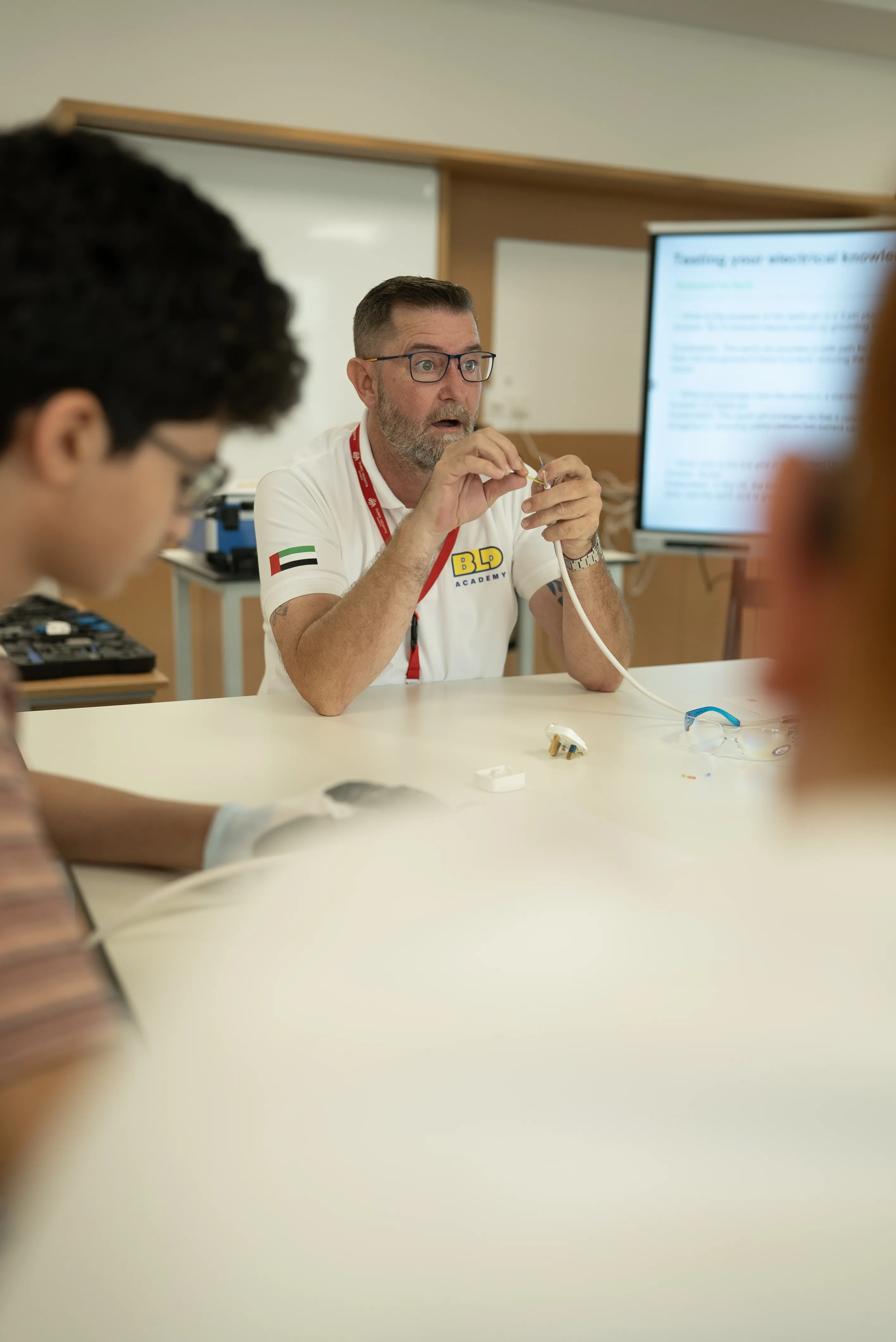 Students working on DIY projects